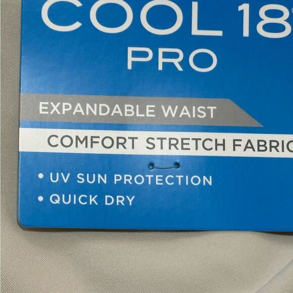 NWT. Haggar Cool 18 Pro Garbardine Shorts with Sun Protection Men’s 42 - Picture 12 of 15